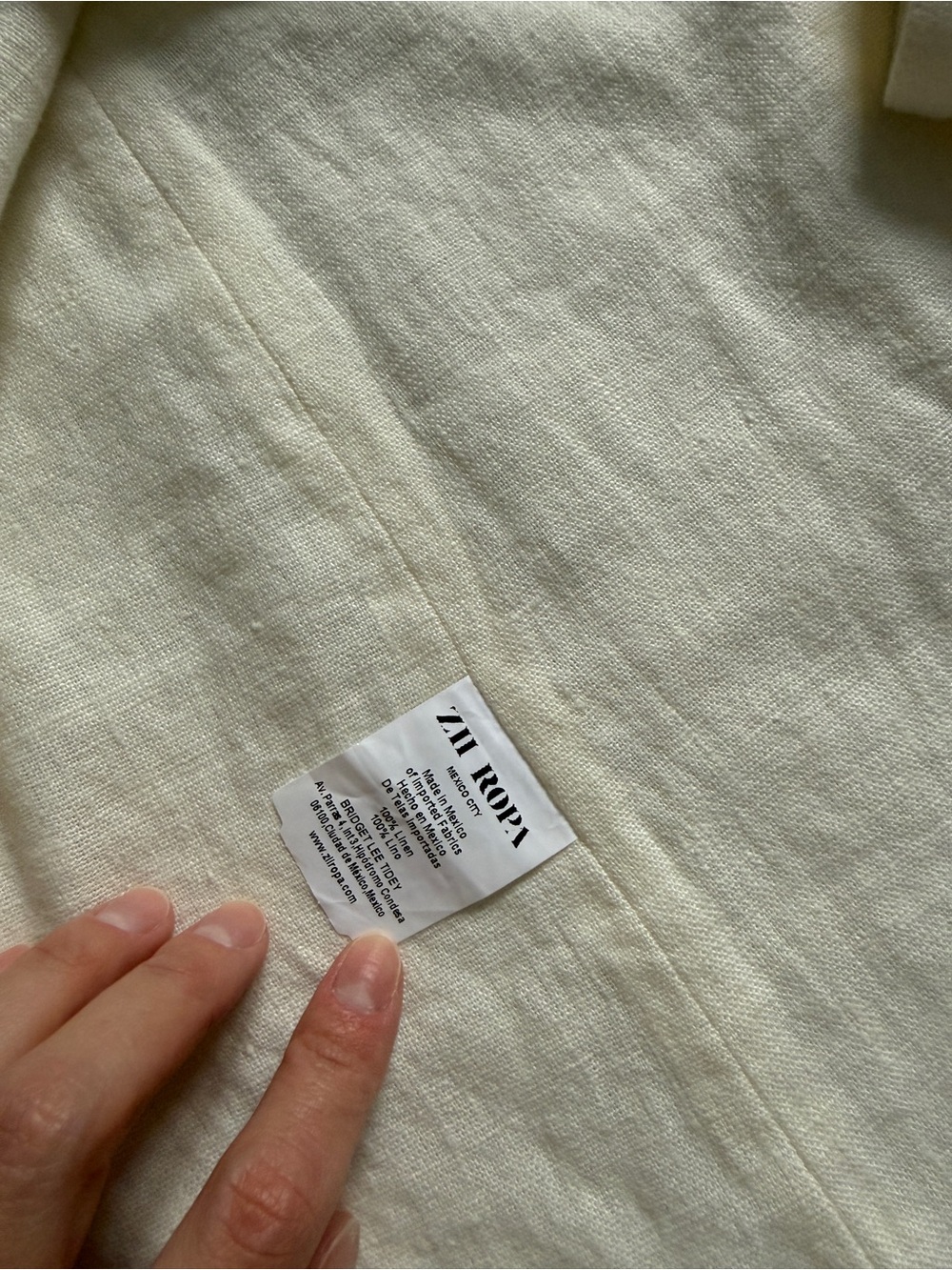 NWOT ZII ROPA AKU TOP LINEN - Picture 8 of 11